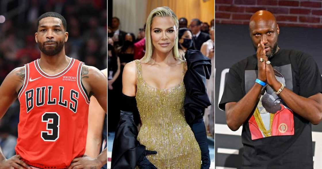 Khloe Kardashian, Lamar Odom, Tristan Thompson, French Montanna, The Kardashians