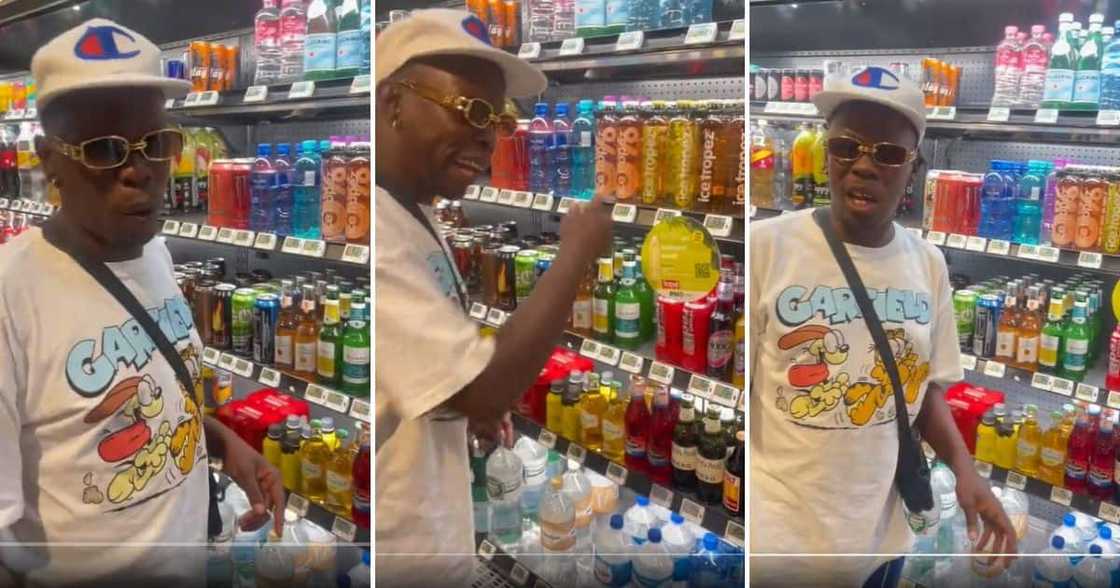 Man throws shade at people buying Man throws shade at people buying