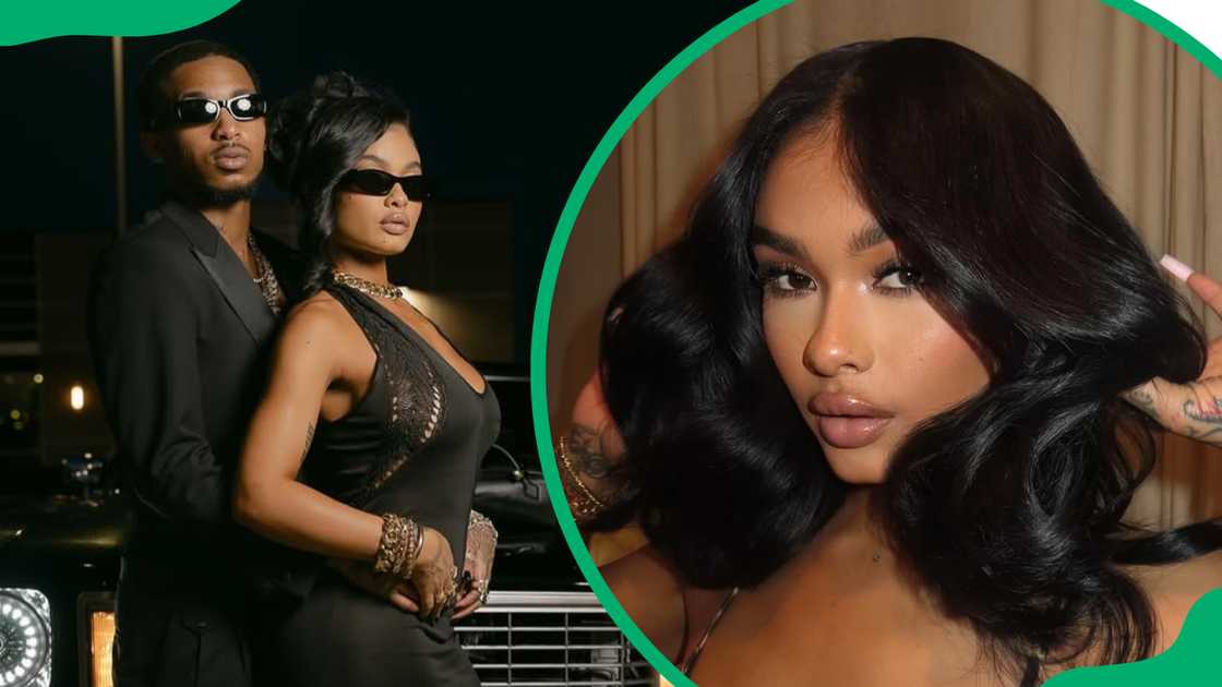 India Love and DDG (L). The Instagram star (R) India Love and DDG (L). The Instagram star (R)