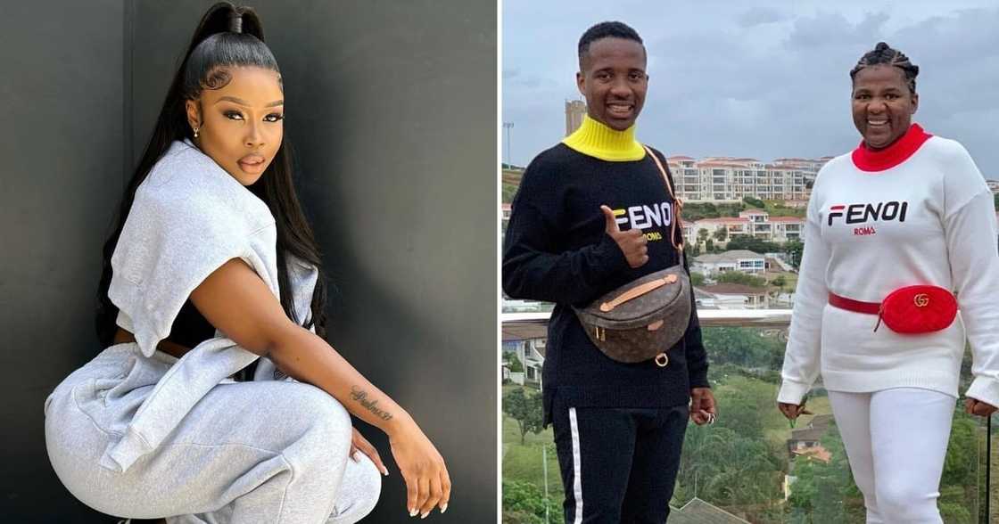 Sithelo Shozi, Andile Mpisane and Shauwn Mkhize Sithelo Shozi, Andile Mpisane and Shauwn Mkhize