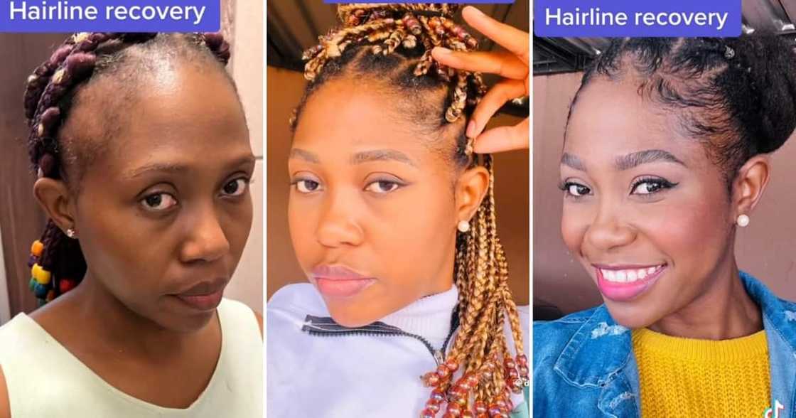 A woman shared a mixture of product A woman shared a mixture of product