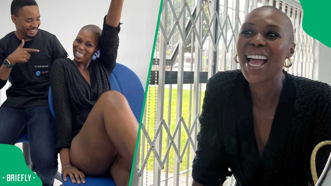 Brenda Ngxoli gets her teeth done