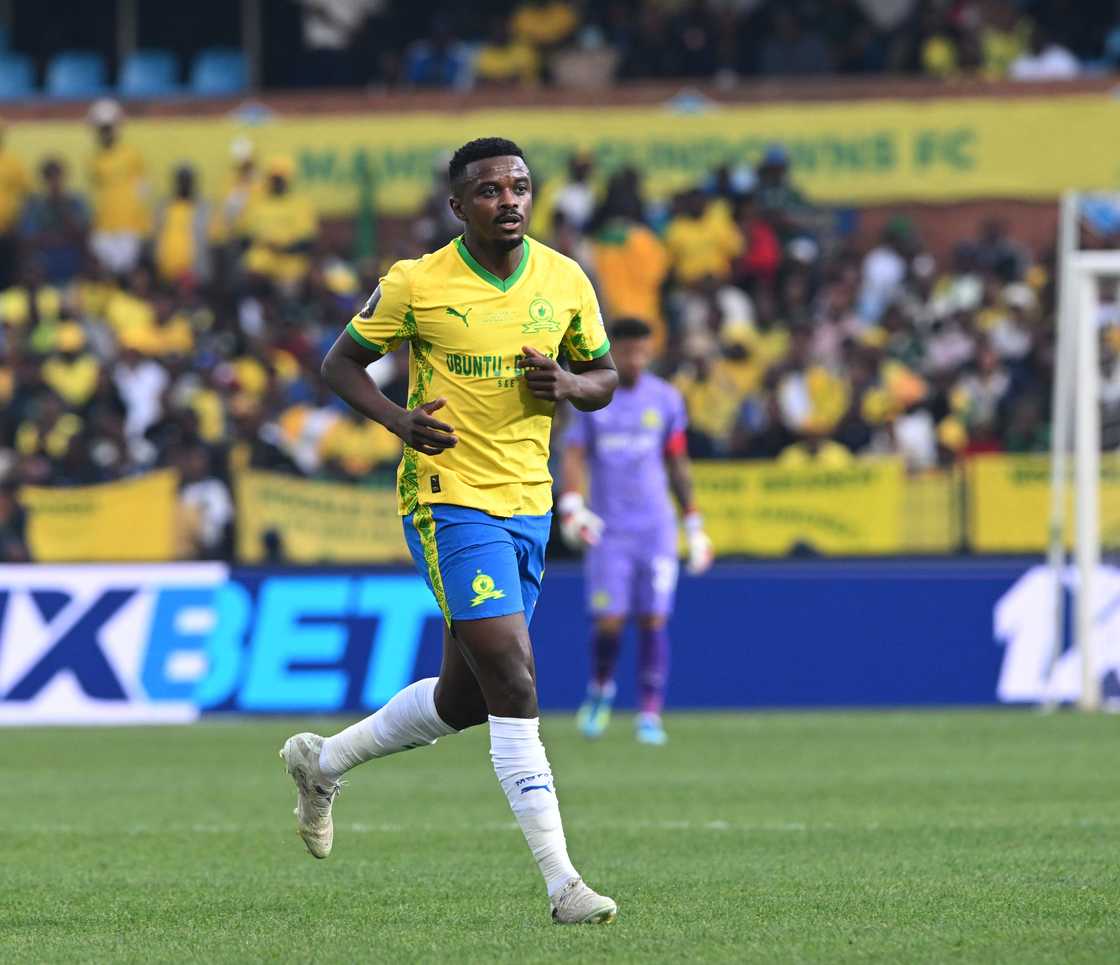 Teboho Mokoena during Sundowns vs AS FAR match Teboho Mokoena during Sundowns vs AS FAR match