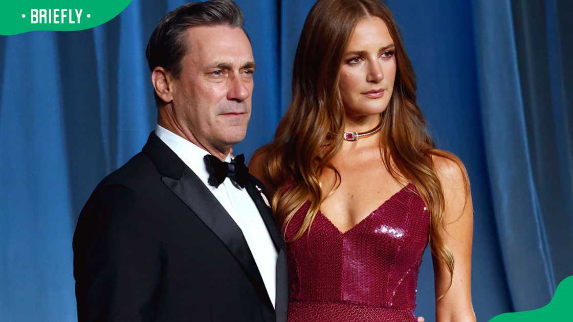 Jon Hamm and Anna Osceola during the 2025 Academy Museum Gala at the Academy Museum of Motion Pictures Jon Hamm and Anna Osceola during the 2025 Academy Museum Gala at the Academy Museum of Motion Pictures