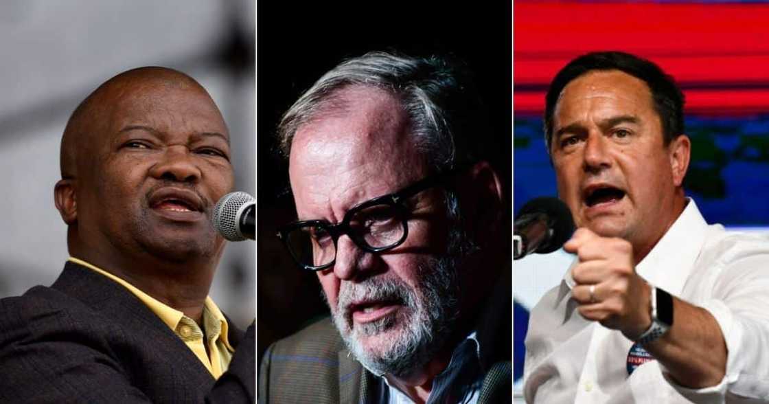 FW De Klerk, Bantu Holomisa, Carl Niehaus, John Steenhuisen FW De Klerk, Bantu Holomisa, Carl Niehaus, John Steenhuisen