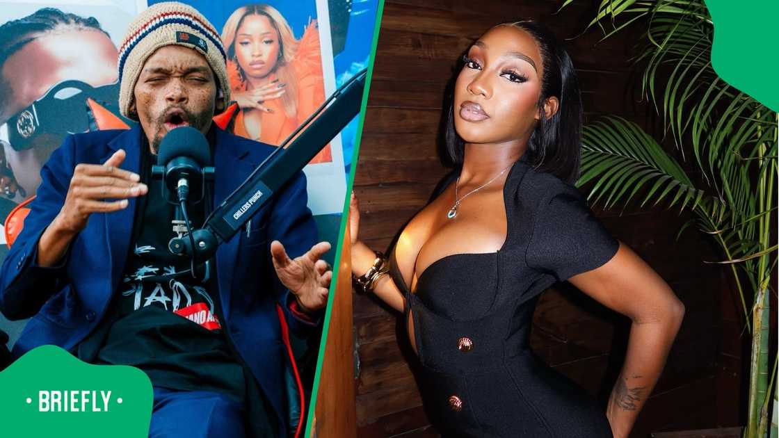 Nota Baloyi dragged for body shaming DJ Ayanda Nota Baloyi dragged for body shaming DJ Ayanda