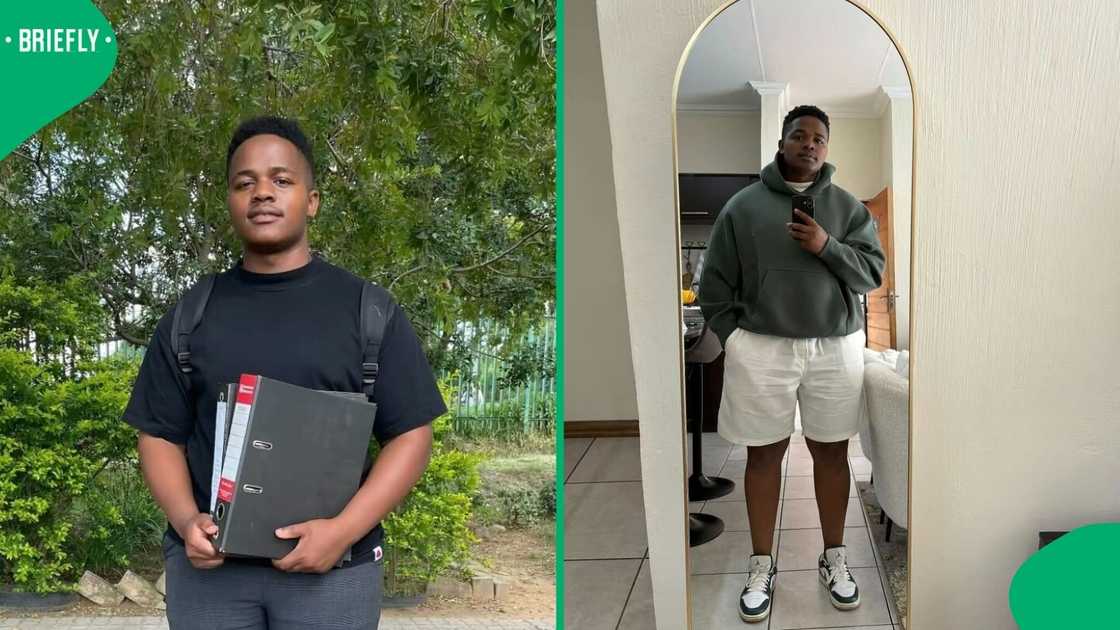 A teacher showed off his stylish, beautifully decorated apartment. A teacher showed off his stylish, beautifully decorated apartment.