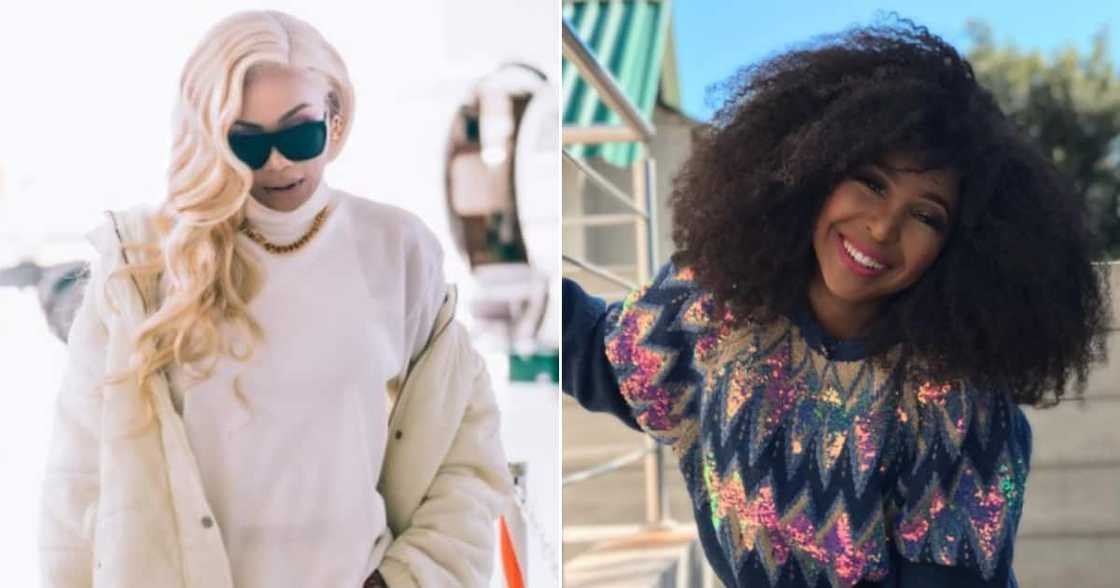 Bonang Matheba pulls squiff at Rorisang Thandekiso and fans are bust Bonang Matheba pulls squiff at Rorisang Thandekiso and fans are bust