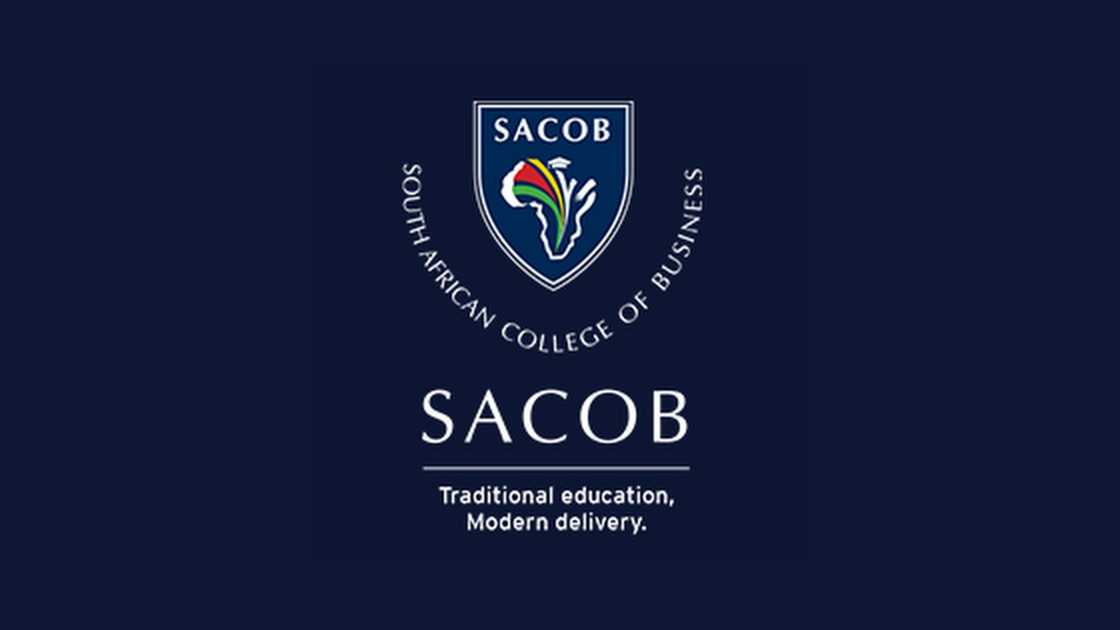 The South African College of Business (SACOB) logo The South African College of Business (SACOB) logo