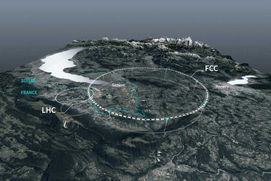 The FCC would form a new circular tunnel under France and Switzerland