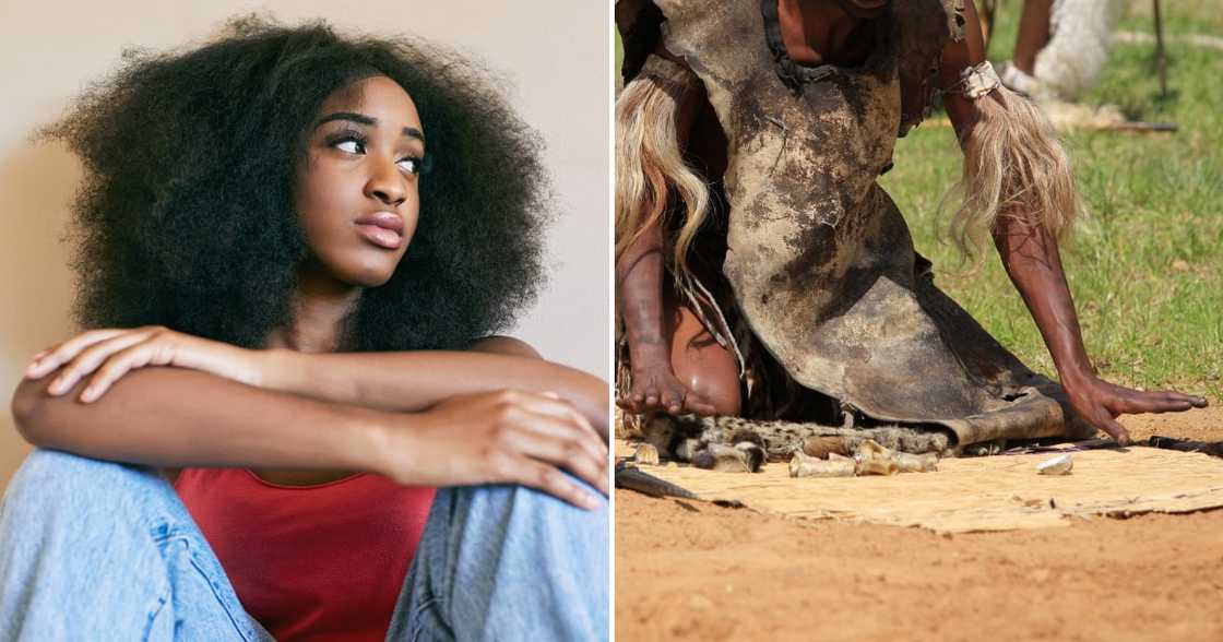 Sangoma, lady, Mzanis Sangoma, lady, Mzanis