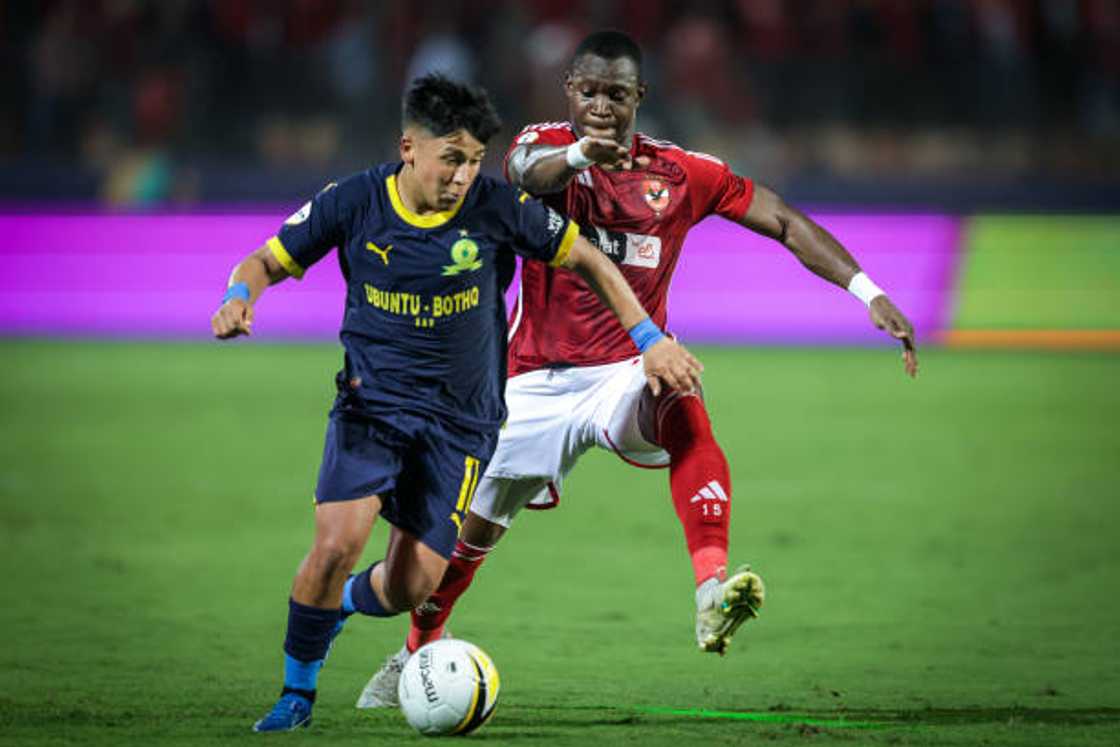 Aliou Dieng and Marcelo Allende in Cairo