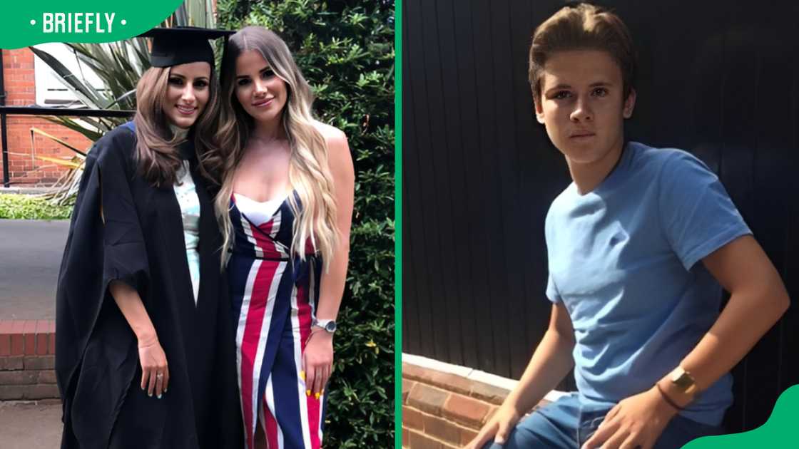 Georgia Kousoulou with her sister and her brother