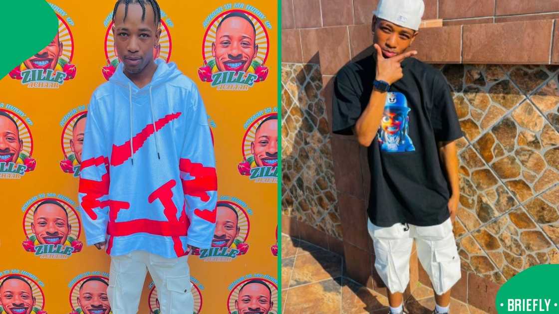 The picture on the left showed a man wearing a white sweater The picture on the left showed a man wearing a white sweater