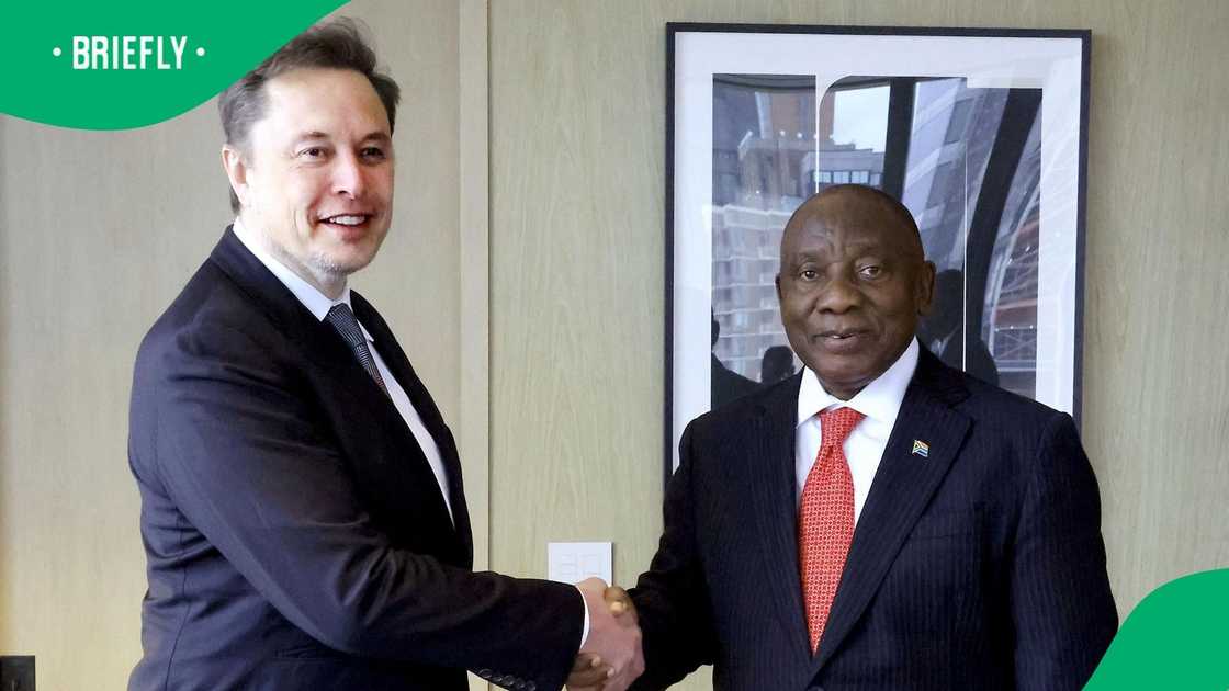 President Cyril Ramaphosa met with Elon Musk