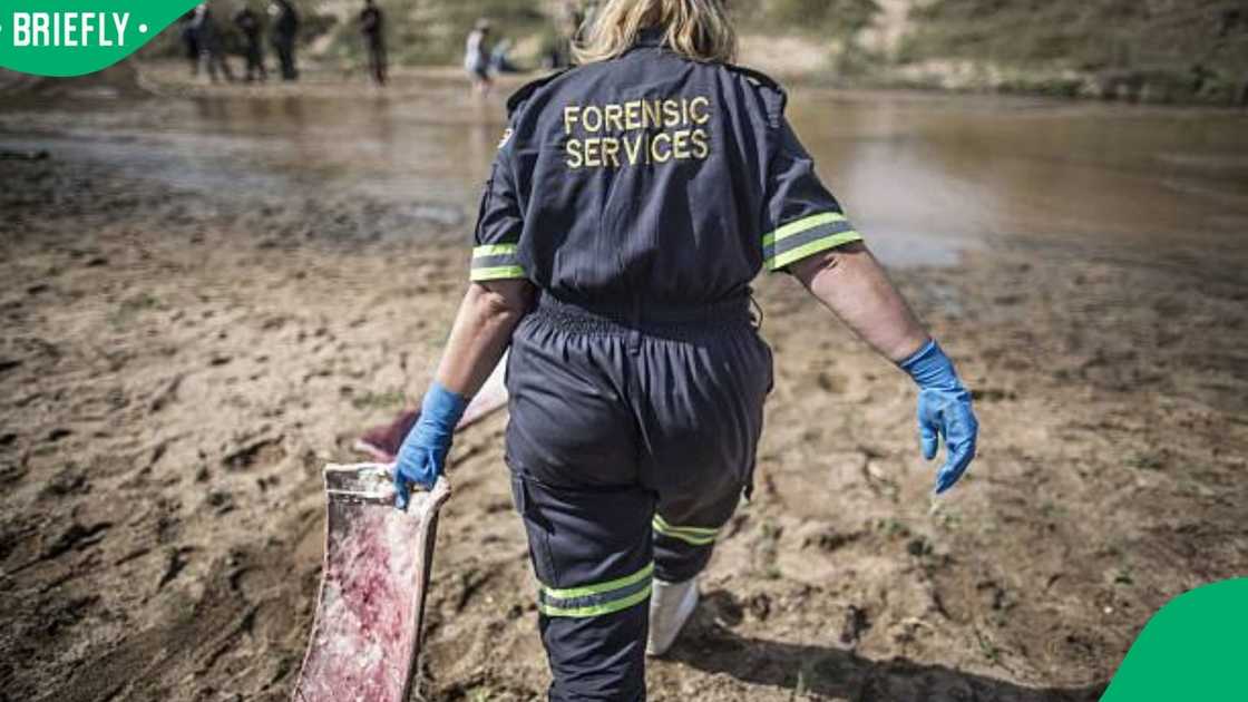 River crime scene