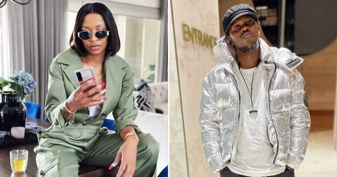 DJ Zinhle's man Murdah Bongz celebrated his birthday on Thursday, 9 June