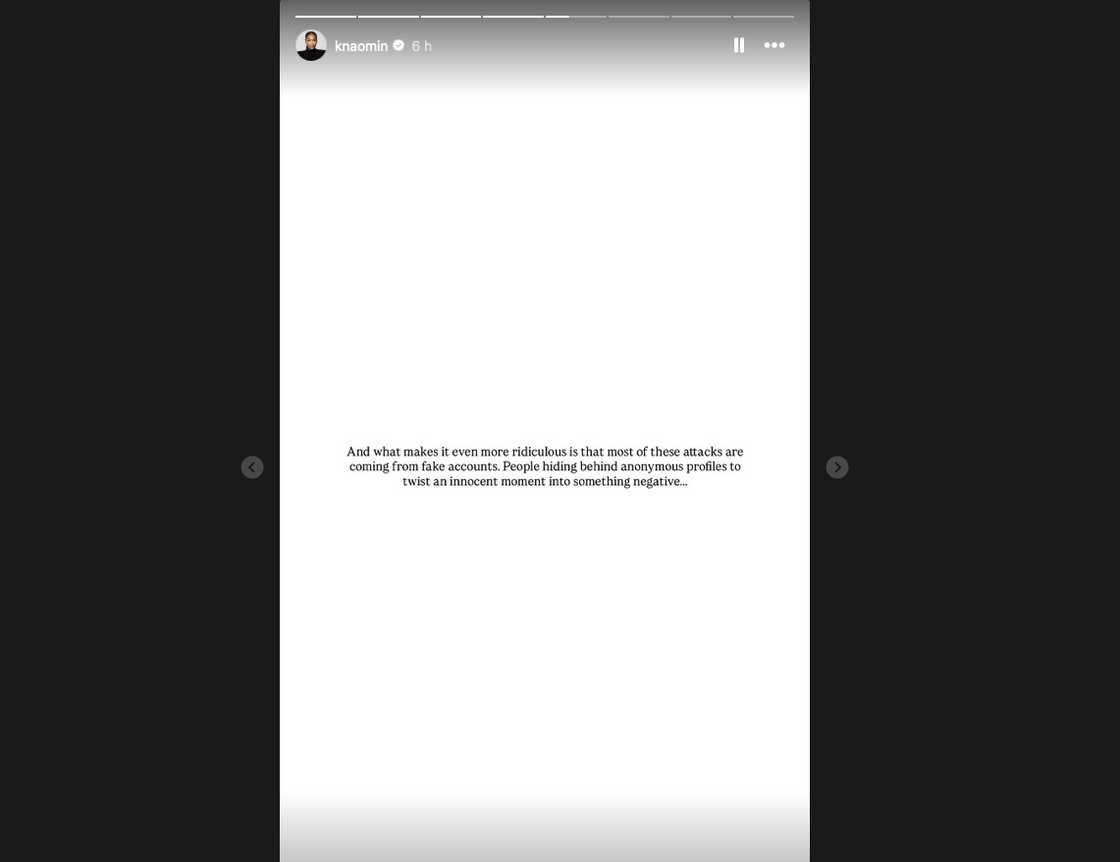 K Naomi addressed the backlash and insisted that people were twisting her words K Naomi addressed the backlash and insisted that people were twisting her words
