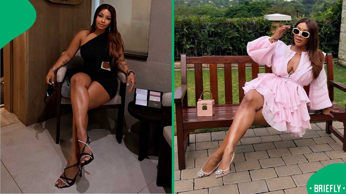 Boity spoke about her commitment to working out five times a week to maintain her figure
