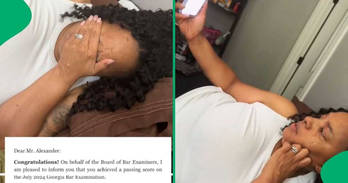 A mother reacted emotionally to her son's achievement, leaving netizens in congratulatory messages. A mother reacted emotionally to her son's achievement, leaving netizens in congratulatory messages.