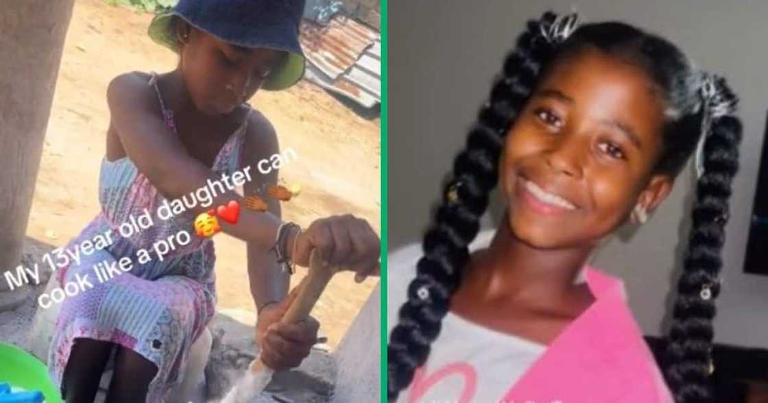 TikTok video shows 13 year old cooking pap TikTok video shows 13 year old cooking pap