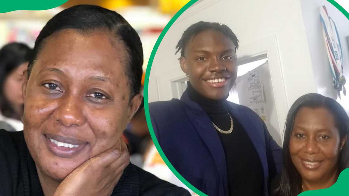 Tre-Vaughn Minott with his mother, Michelle Minott Tre-Vaughn Minott with his mother, Michelle Minott