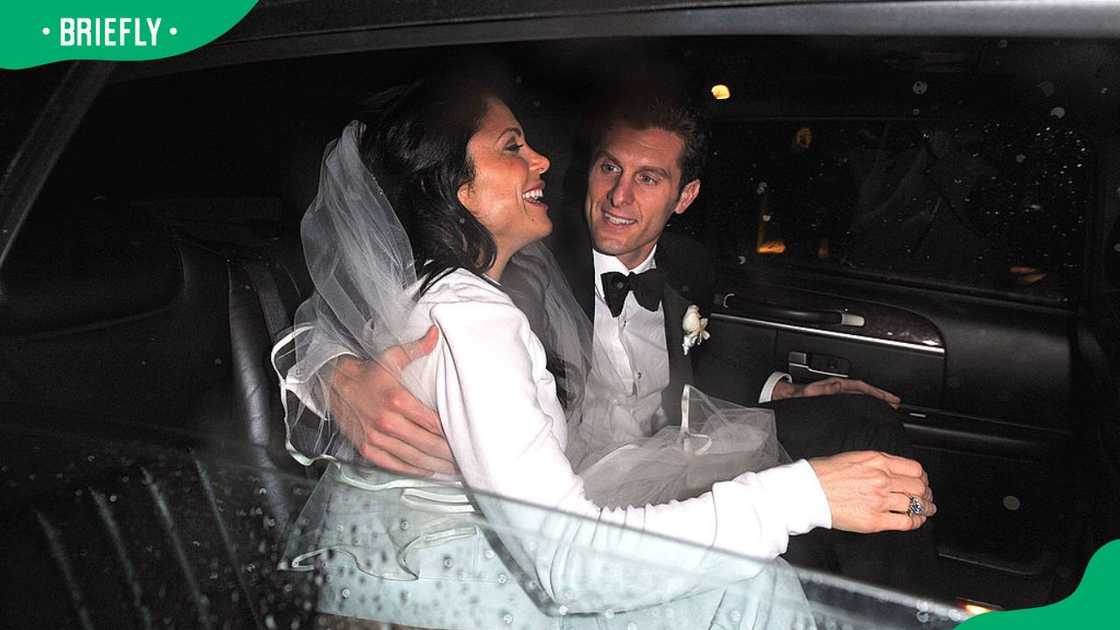 Jason Hoppy and Bethenny Frankel at their 2010 wedding in New York, USA