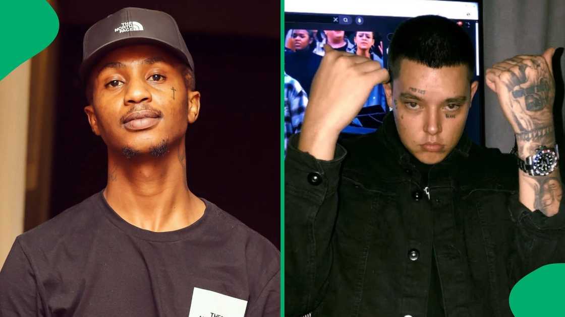 Emtee claims J Molley sent death threats.