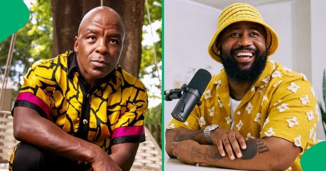 Kabelo Mabalane and Cassper Nyovest met up in the studio Kabelo Mabalane and Cassper Nyovest met up in the studio