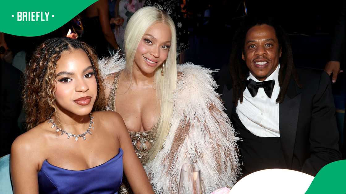 Blue Ivy, Beyoncé and Jay-Z