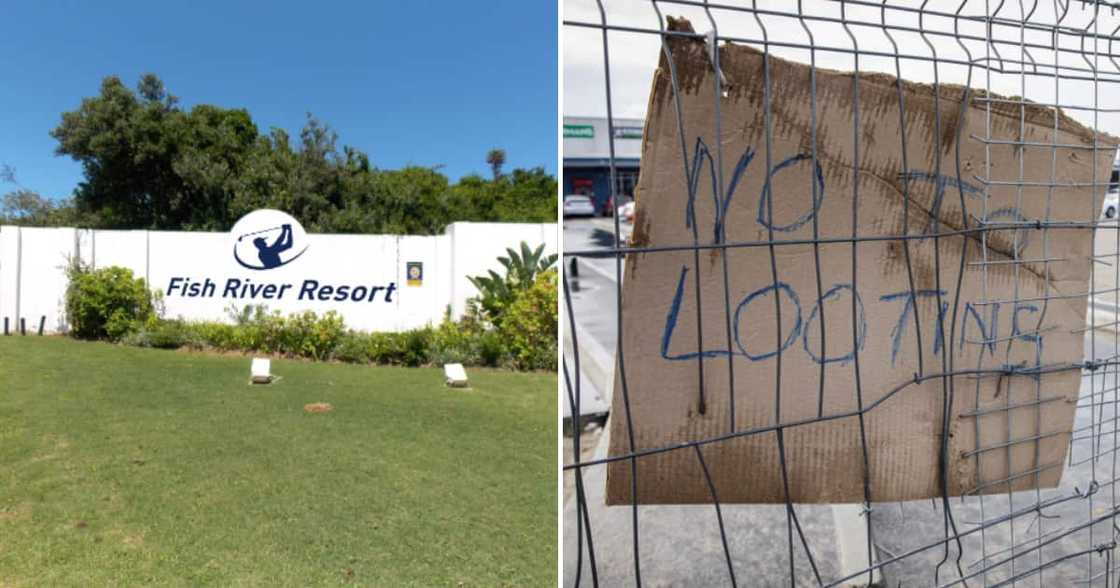 The Fish River Resort was lotted of millions of rands worth of property The Fish River Resort was lotted of millions of rands worth of property