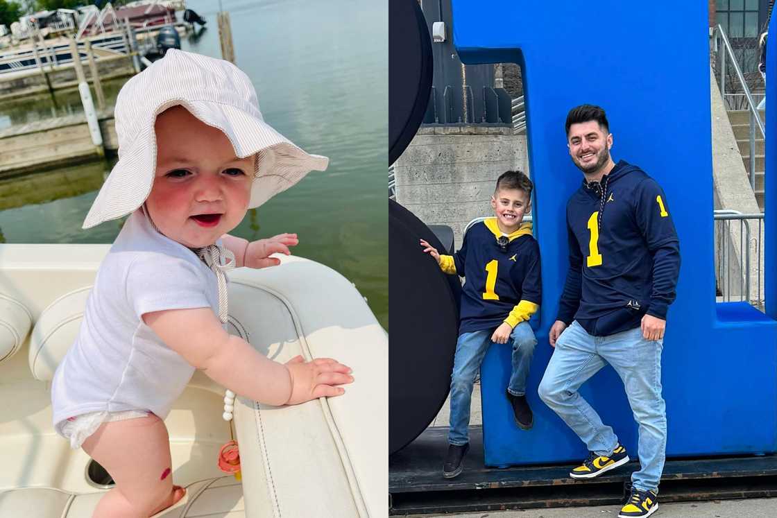 Derek and his children Derek and his children