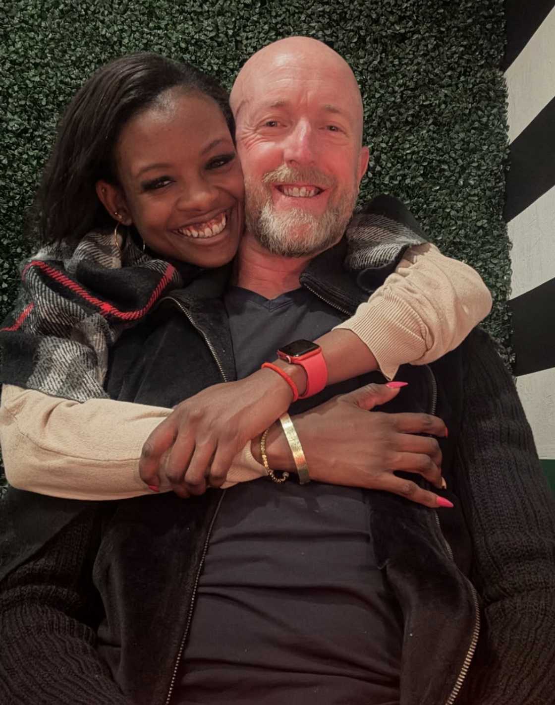 Matthew Booth and Bongani Mthombeni had social media talking