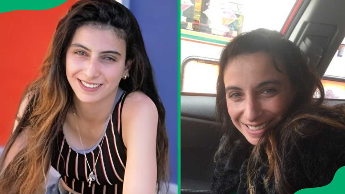 Katherine Halliday, then and now. Katherine Halliday, then and now.