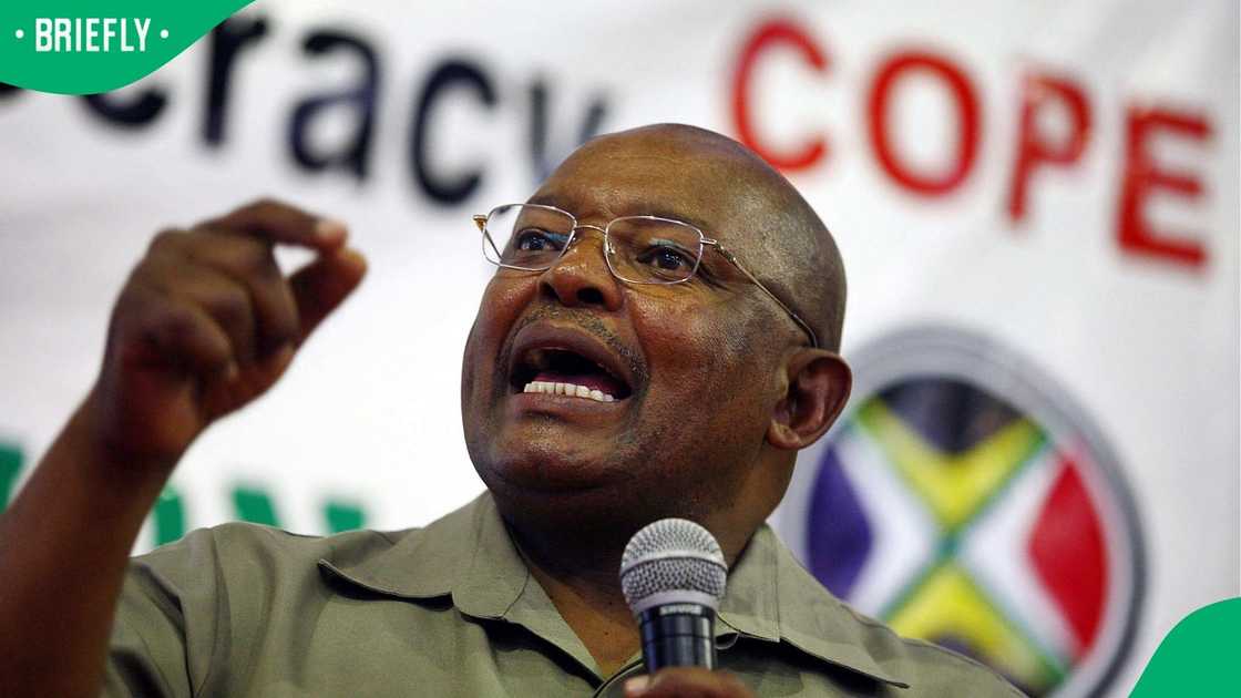 Mosiuoa Lekota co-founded the Congress of the People (COPE) Mosiuoa Lekota co-founded the Congress of the People (COPE)