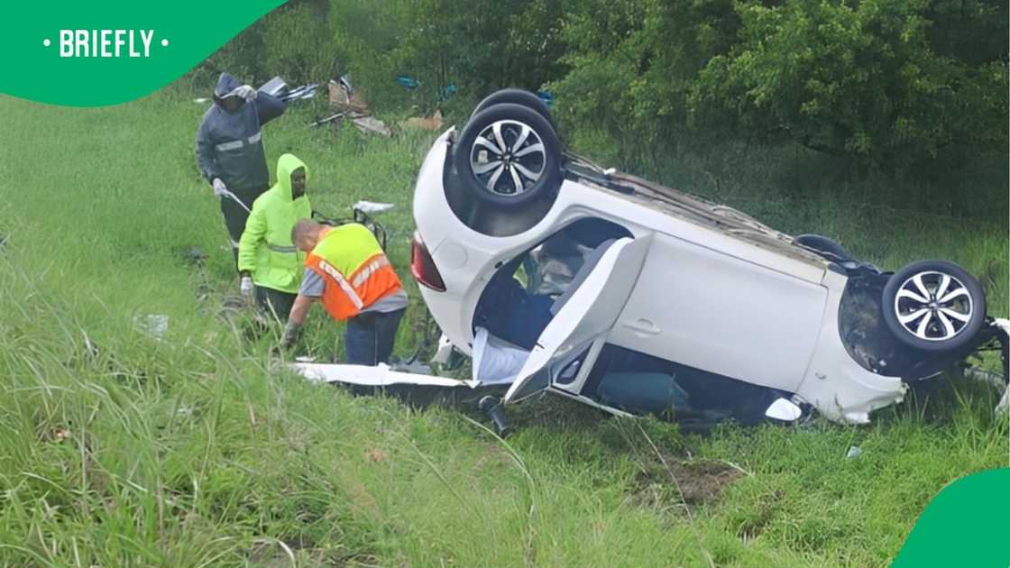 The vehicle that the four victims of a fatal crash were travelling in. The vehicle that the four victims of a fatal crash were travelling in.