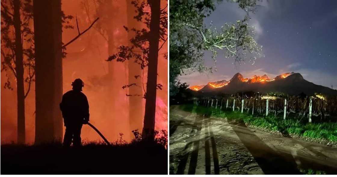 Somerset West, Inferno, Firefighters Injured, Battle Against Blaze Somerset West, Inferno, Firefighters Injured, Battle Against Blaze