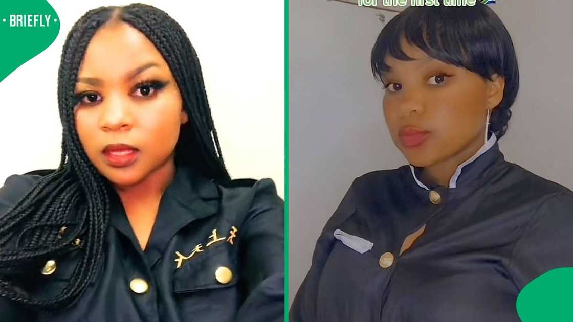 A woman in Cape Town freaked out Burger King employees with her intense anime character look. A woman in Cape Town freaked out Burger King employees with her intense anime character look.