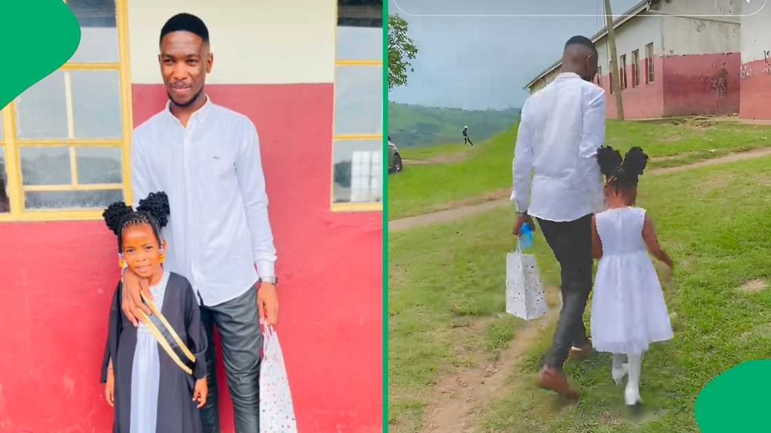 TikTok users showed a father love after seeing how he cared for his daughter TikTok users showed a father love after seeing how he cared for his daughter