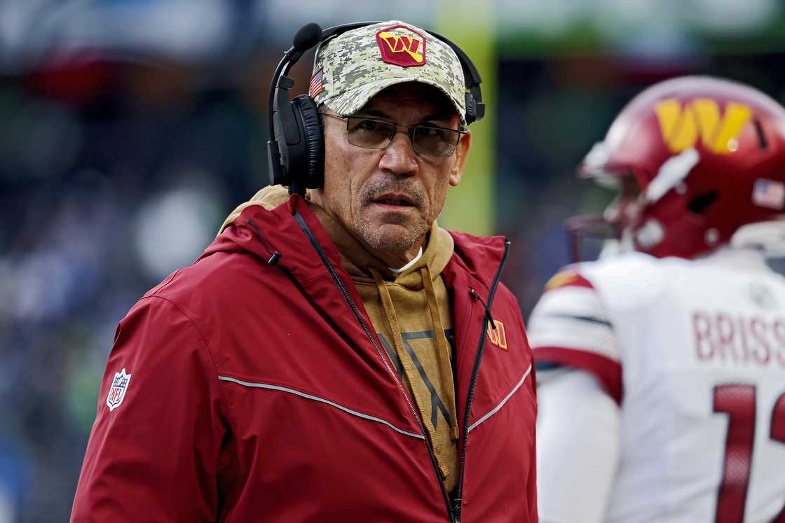 Ron Rivera in Seattle, Washington