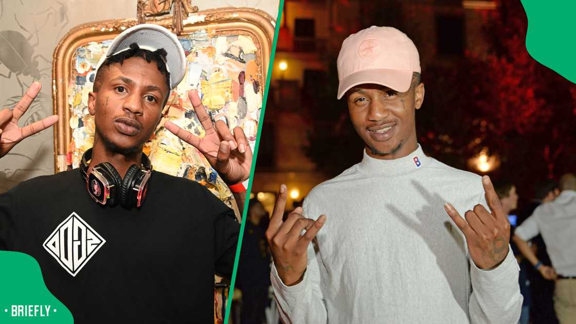 Netizens reacted to Emtee's marital woes.