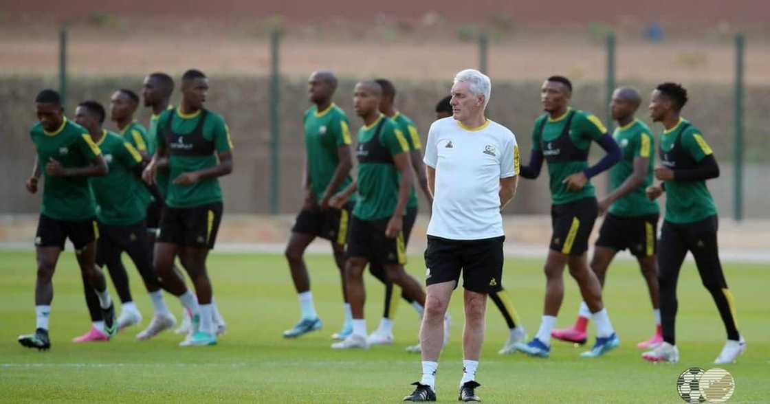 Bafana Bafana are gearing up for a football match against Namibia Bafana Bafana are gearing up for a football match against Namibia