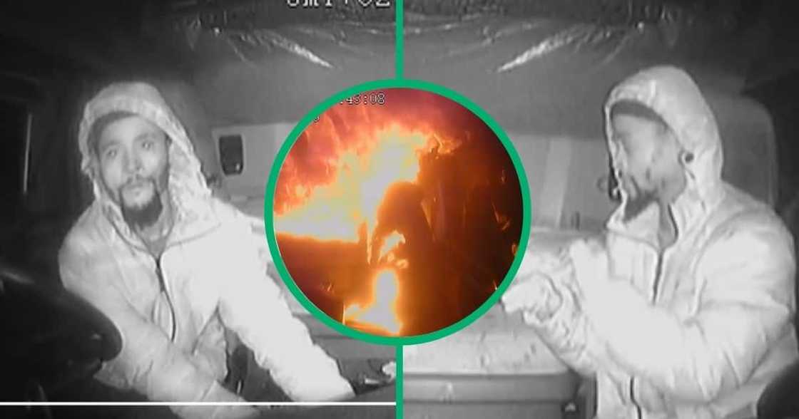 One of the men allegedly behind the arson attacks on trucks in Mpumalanga has been unmasked One of the men allegedly behind the arson attacks on trucks in Mpumalanga has been unmasked