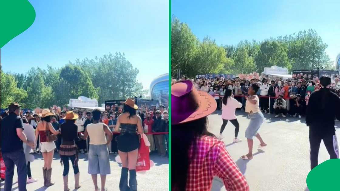 South African woman won a dance comeptition in China South African woman won a dance comeptition in China