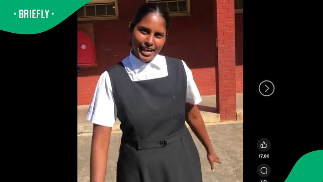 A South African Indian girl.