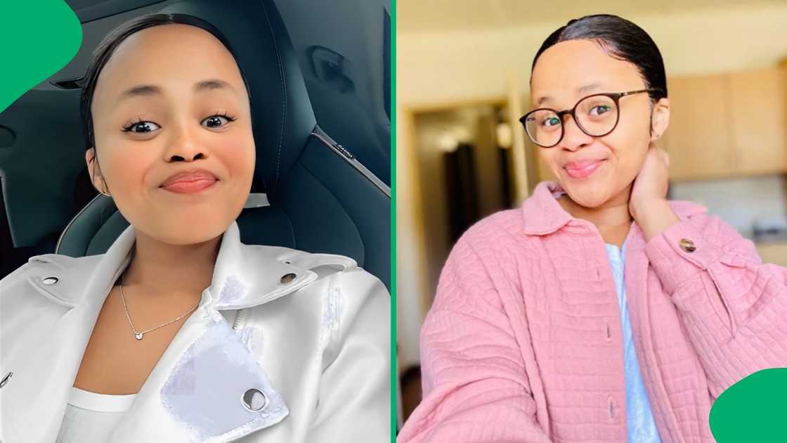 A TikTok user left Mzansi peeps in stitches after sharing content taken while on the road driving