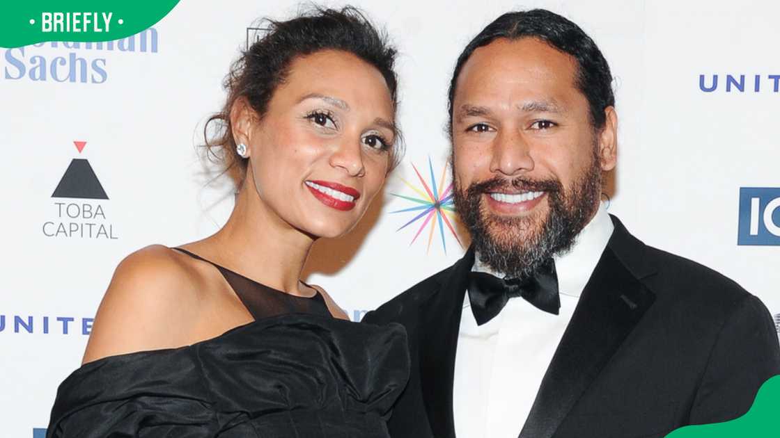 Theodora Holmes (L) and Troy Polamalu at the 11th Annual Orphaned Starfish Foundation's New York Gala Theodora Holmes (L) and Troy Polamalu at the 11th Annual Orphaned Starfish Foundation's New York Gala