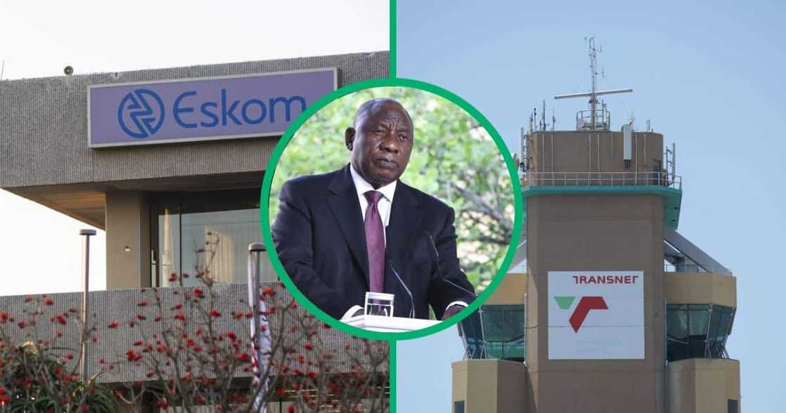 Eskom's Megawatt headquarters, Cyril Ramaphosa and Transnet at the Western Cape Eskom's Megawatt headquarters, Cyril Ramaphosa and Transnet at the Western Cape