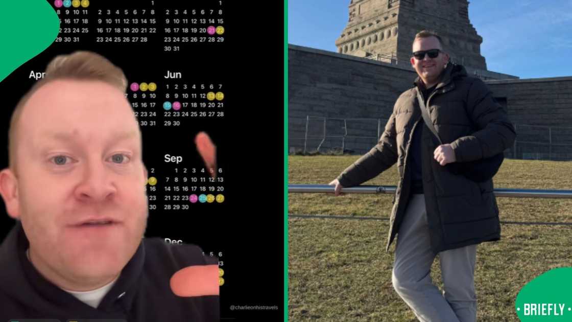 Blue marks on the screen highlighted the specific dates workers should target for their 2026 leave applications