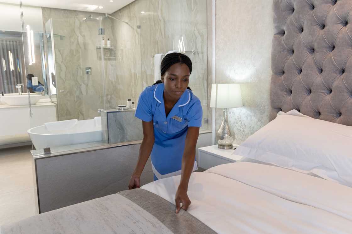 They are reported to pay them around R2300 per month